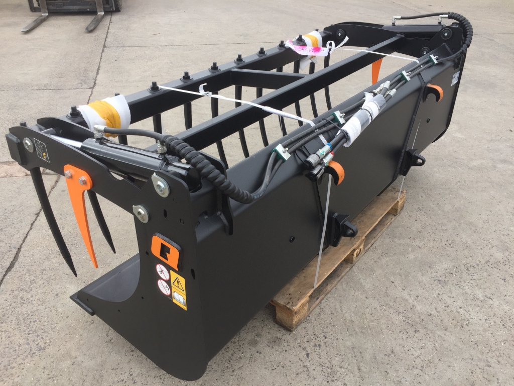 Quicke 230 Multibenne bucket grab, new, 7ft 6 wide, euro hooks