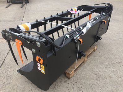 Quicke 230 Multibenne bucket grab, new, 7ft 6 wide, euro hooks