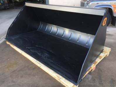 Quicke 240GL bucket, new, 7ft 6 wide, Euro hooks, optional bolt on cutting edge, 1.7 cube
