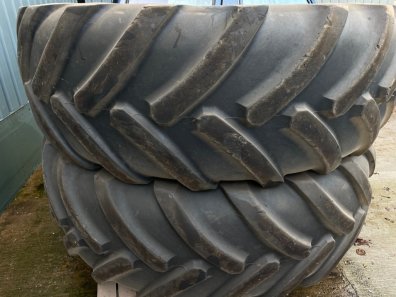 2x IF 710/75/42 Michelin Axiobib tyres 35%