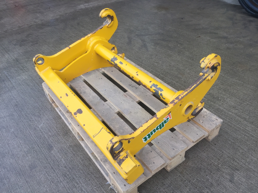 Albutt subframe adapter, used, this subframe will adapt from Volvo to Albutt buckrake back plate