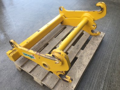 Albutt subframe adapter, used, this subframe will adapt from Volvo to Albutt buckrake back plate