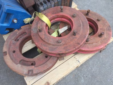 6x Fordson Major/Super 6 wheel weights