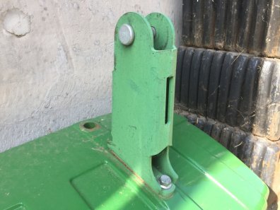 John Deere big pack weight top link bracket, used