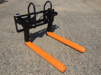 Quicke flexibal bale handler, as new, removable rollers, Euro hooks