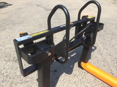 Quicke flexibal bale handler, as new, removable rollers, Euro hooks