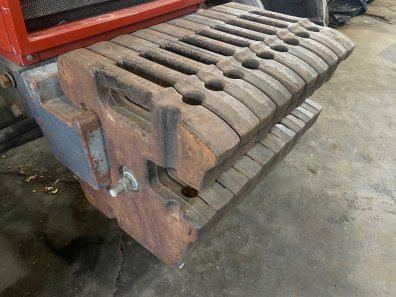 10x Fiat 40kg front weights