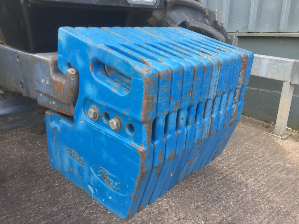 12x Ford 40kg wafer weights