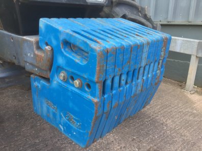 12x Ford 40kg wafer weights