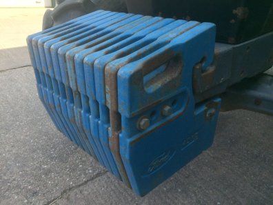 12x Ford 40kg wafer weights