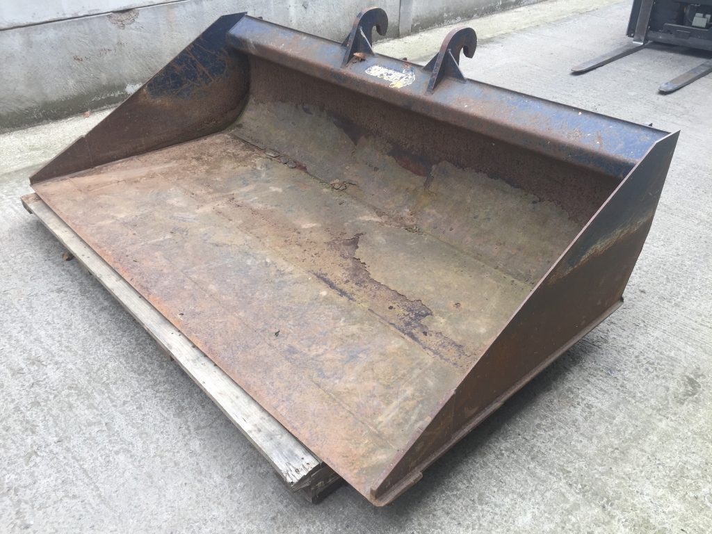Drivex 7ft 6 Hi Vis bucket, 2002, JCB tool carrier hooks, little use
