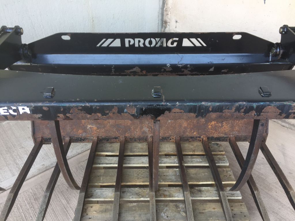 Strimech PS-70X Grab, 2020, 7ft wide, Hardox tines, JCB Compact tool carrier hooks