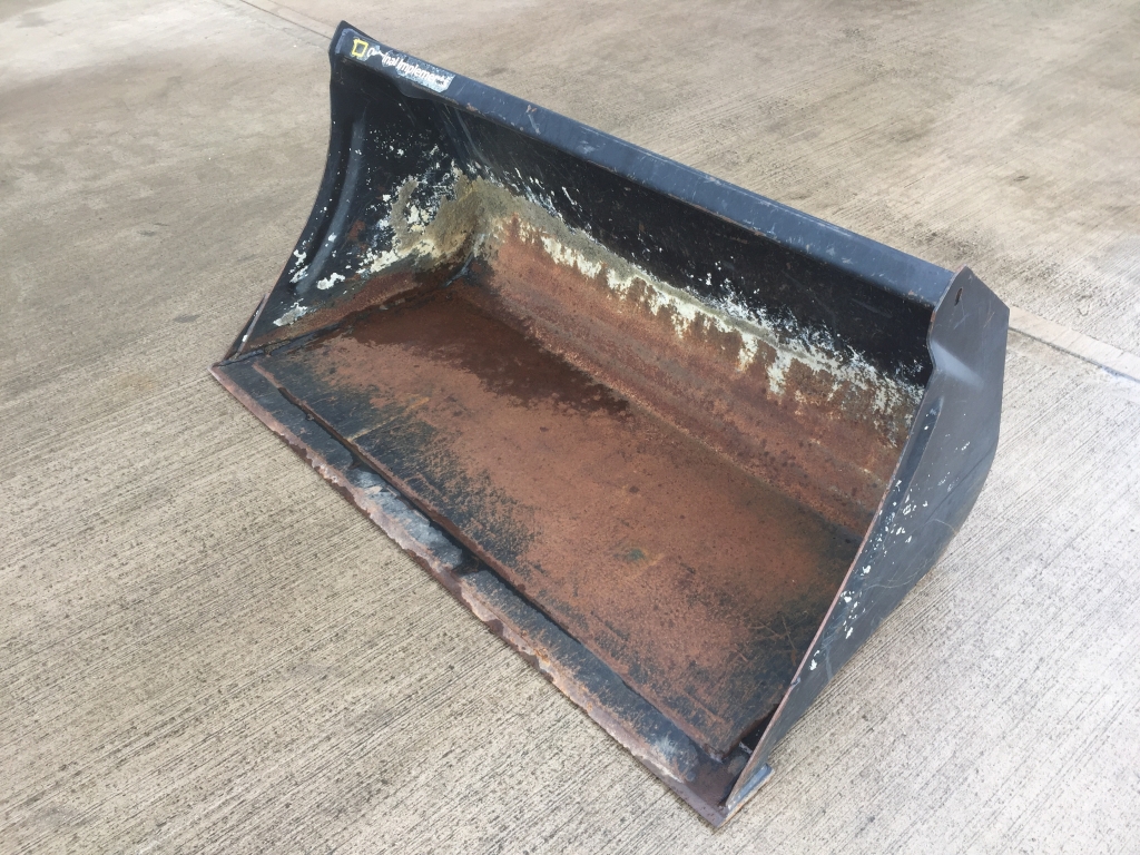 Quicke 160H bucket, 2016, Euro hooks, concreate marked but little wear
