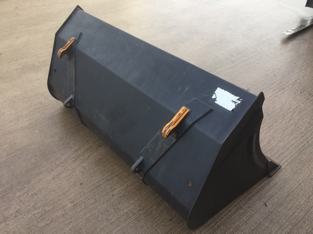 Quicke 160H bucket, 2016, Euro hooks, concreate marked but little wear