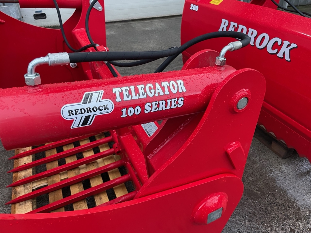 Redrock 100 series, 200 shear grab, NEW, 2 Metres wide, 1 Metre high, twin ram, chrome rams, bolt on blades