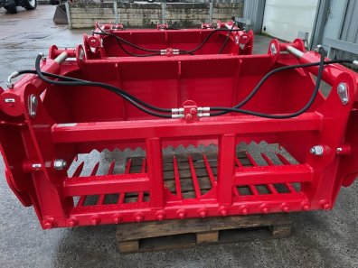 Redrock 100 series, 200 shear grab, NEW, 2 Metres wide, 1 Metre high, twin ram, chrome rams, bolt on blades