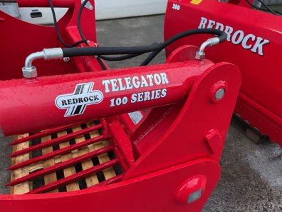 Redrock 100 series, 200 shear grab, NEW, 2 Metres wide, 1 Metre high, twin ram, chrome rams, bolt on blades