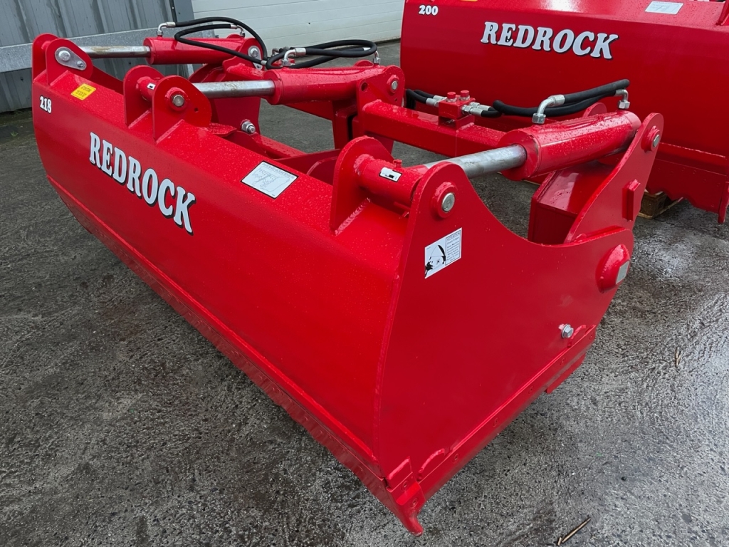 Redrock 85 series, 218 shear grab, NEW, 2.18 Metres wide, 85 cm high, three ram, chrome rams, bolt on blades