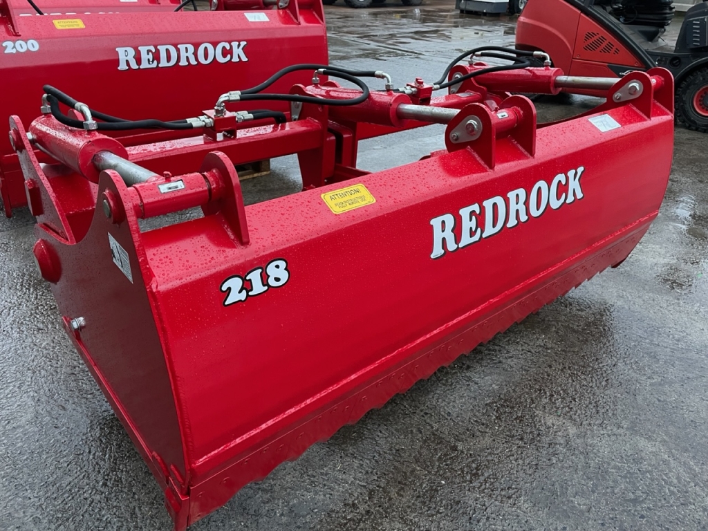 Redrock 85 series, 218 shear grab, NEW, 2.18 Metres wide, 85 cm high, three ram, chrome rams, bolt on blades