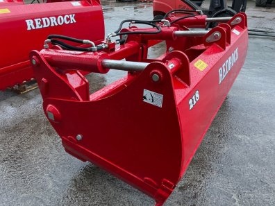 Redrock 85 series, 218 shear grab, NEW, 2.18 Metres wide, 85 cm high, three ram, chrome rams, bolt on blades