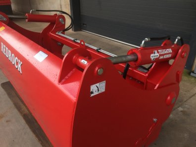 Redrock 100 series, 240 shear grab, NEW, 2.4 meters wide, 1 meter high, twin ram, chrome rams, bolt on blades