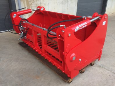 Redrock 100 series, 240 shear grab, NEW, 2.4 meters wide, 1 meter high, twin ram, chrome rams, bolt on blades
