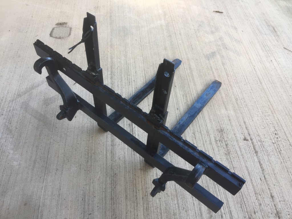 Quicke pallet tines, used, 1600kg, Euro hooks