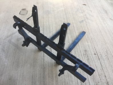 Quicke pallet tines, used, 1600kg, Euro hooks