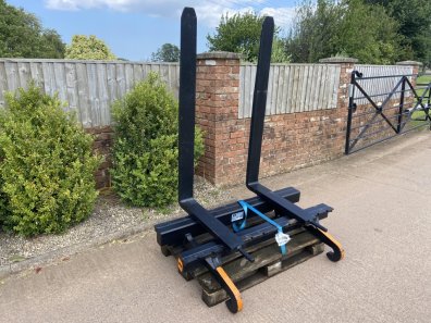 Quicke 5 ton pallet tines, JCB Q fit hooks, 1.5m tines