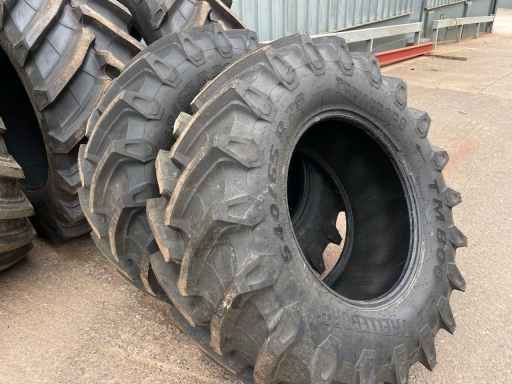 2x 650/65/38 + 2x 540/65/28 NEW Trelleborg tyres