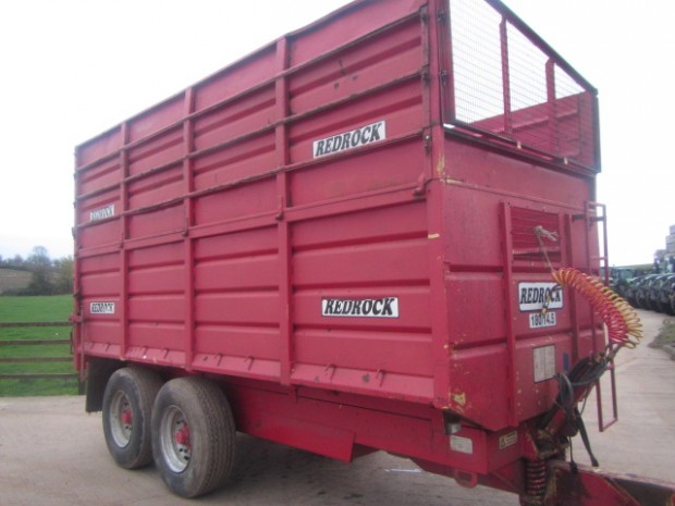 Redrock 180/14.5 14 ton silage trailer