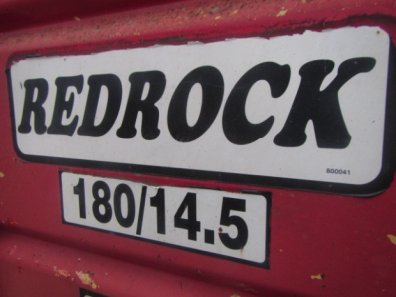 Redrock 180/14.5 14 ton silage trailer