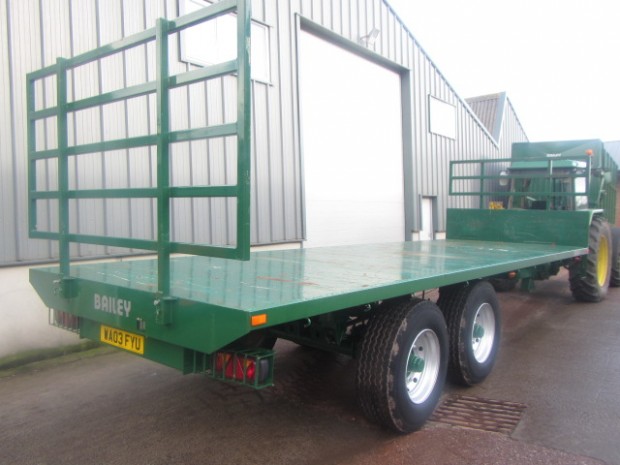 Bailey 10 ton 25ft flat trailer