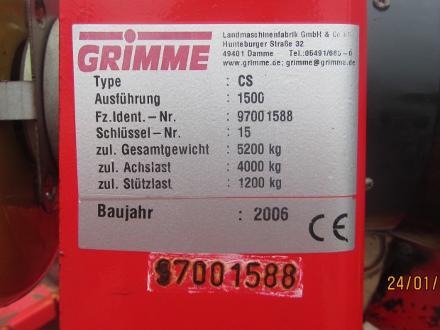 Grimme CS 1500 Combi-Star
