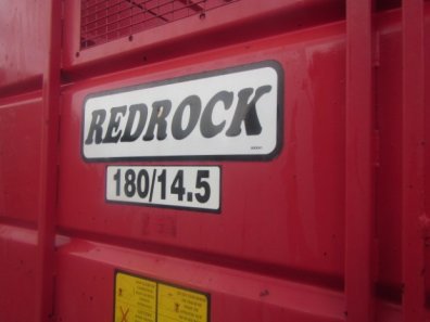 Redrock 180/14.5 silage trailer 14.5 ton