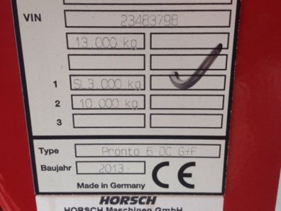 Horsch Pronto 6 DC grain and fertiliser drill