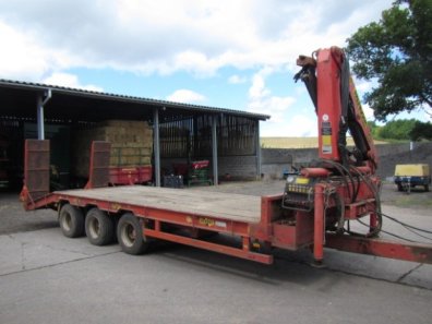 Herbst tri-axle low loading trailer