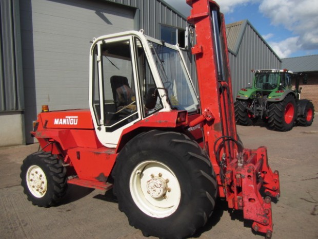 Manitou rough terrain forklift