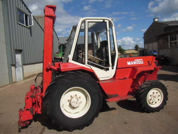 Manitou rough terrain forklift