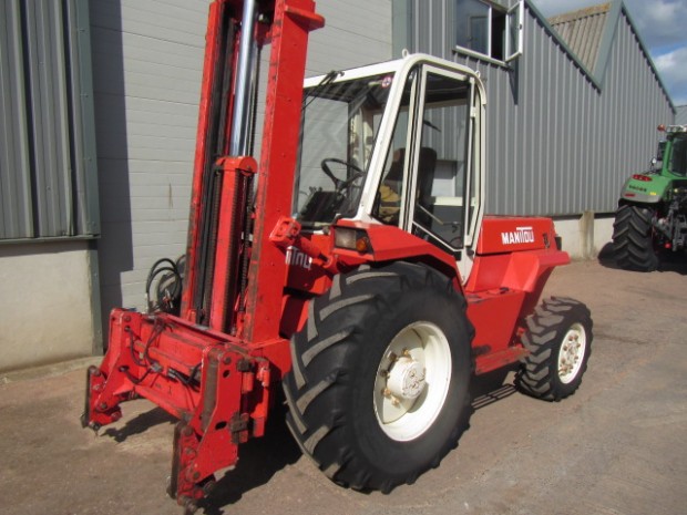 Manitou rough terrain forklift