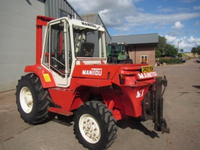 Manitou rough terrain forklift