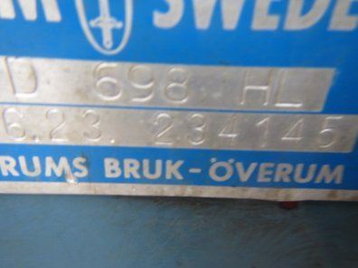 Overum 6 furrow conventional semi mounted plough