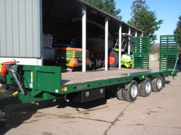 Bailey 20 ton tri-axle low loader trailer