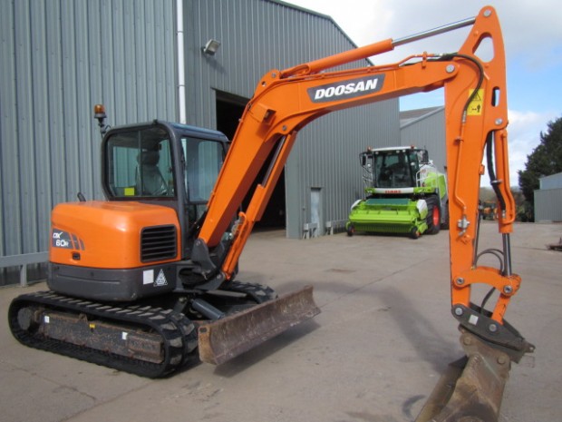 Doosan DX60R excavator