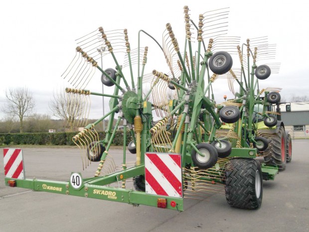Krone Swadro 1400 Plus 4 rotor rake