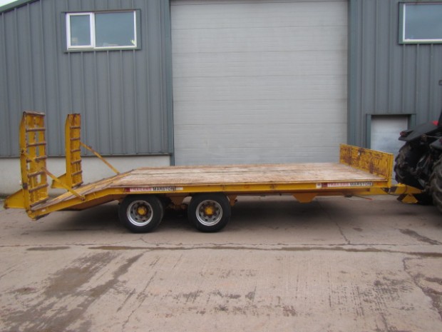 AS Marston 16 ton low loader trailer