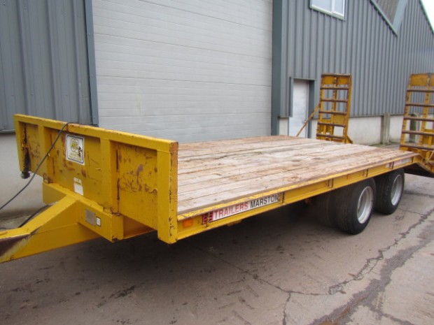 AS Marston 16 ton low loader trailer