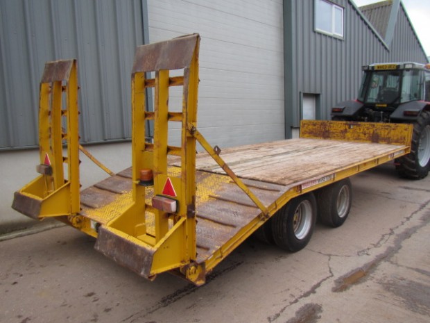 AS Marston 16 ton low loader trailer