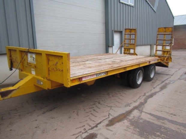 AS Marston 16 ton low loader trailer