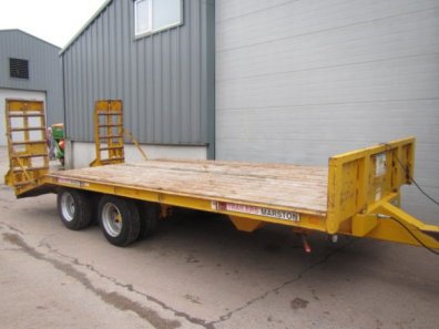 AS Marston 16 ton low loader trailer